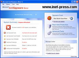 Microsoft AntiSpyware Beta 1.0.509