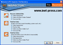 PC Inspector File Recovery 4.0