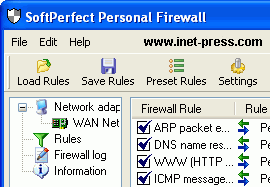 SoftPerfect Personal Firewall 1.4.1