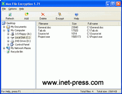 Max File Encryption 1.71