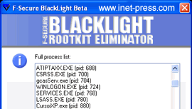 F-Secure BlackLight 2.2.1036
